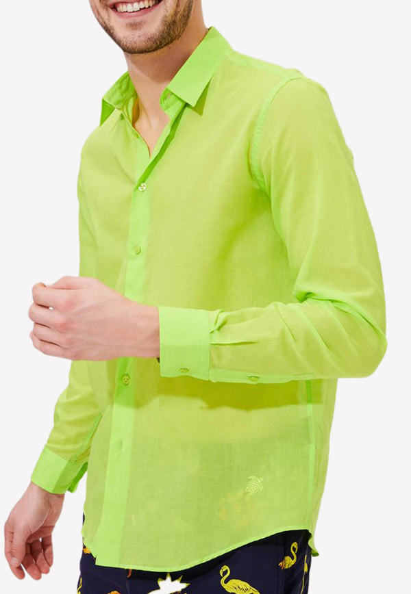 Caracal Long-Sleeved Cotton Shirt