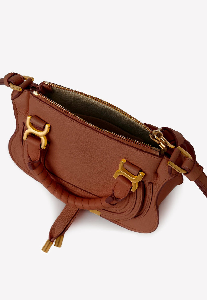 Marcie Top Handle Bag in Leather