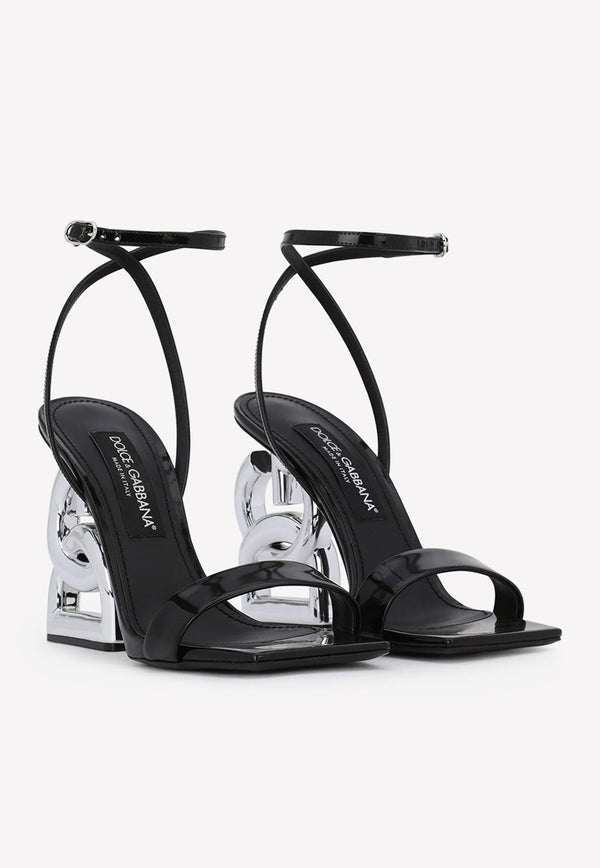 Keira 105 DG Heel Sandals in Patent Leather