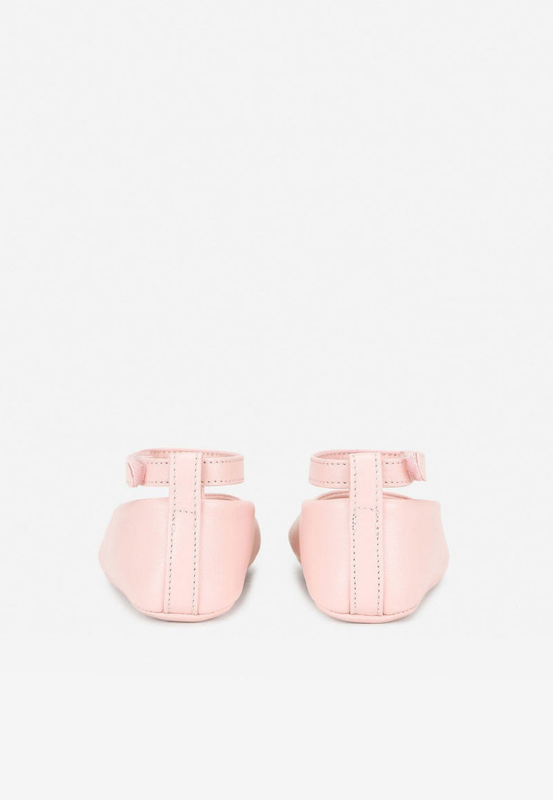 Baby Girls DG Ballet Flats in Nappa Leather