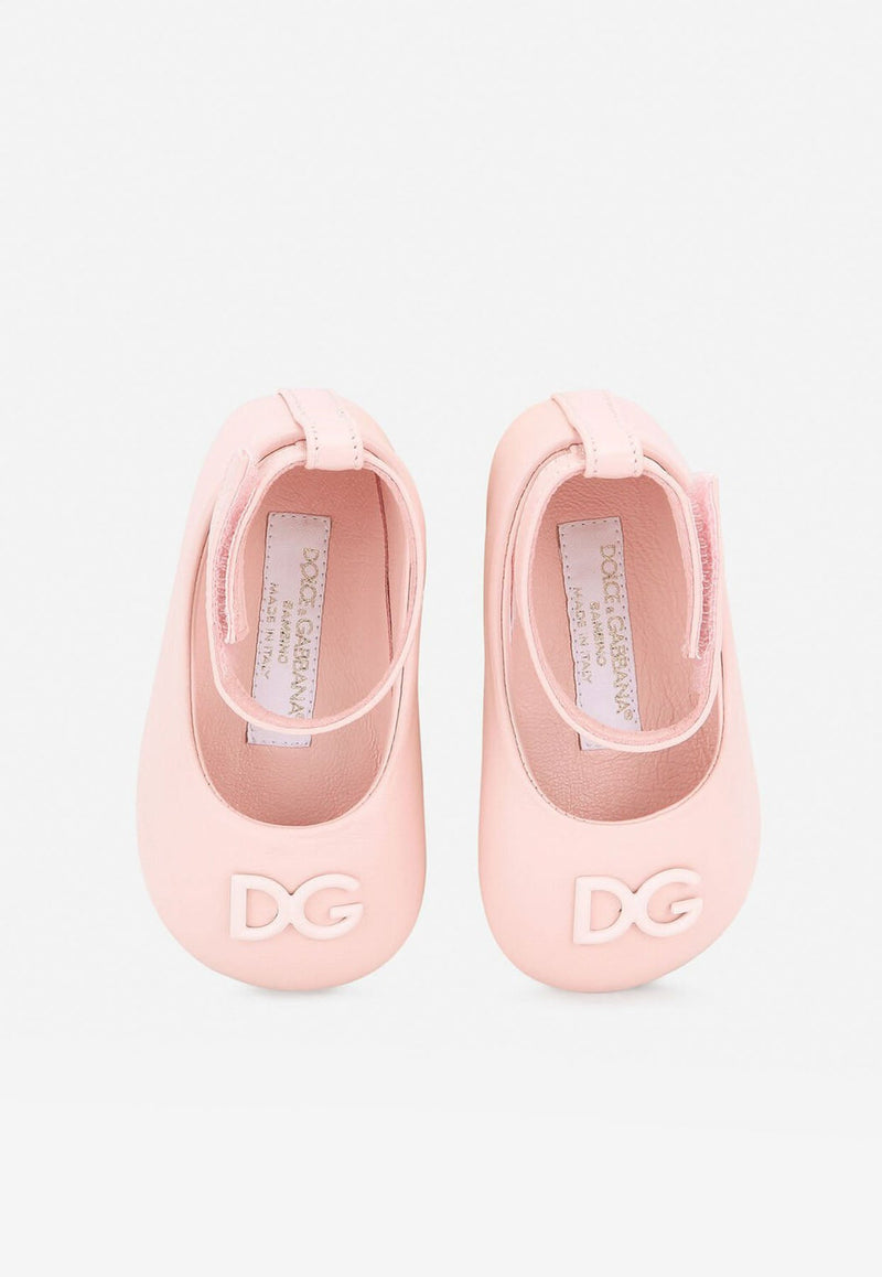 Baby Girls DG Ballet Flats in Nappa Leather