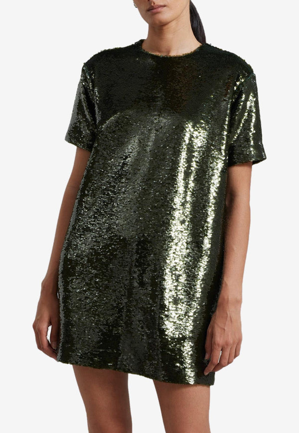 Riley Sequined T-shirt Dress