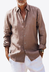 Divin Button-Up Shirt in Linen