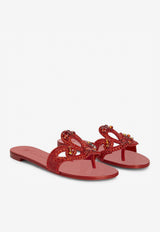 Turchesite Flat Thong Sandals