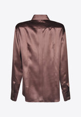 Long-Sleeved Silk Shirt