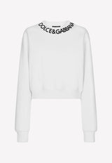 Logo Cropped Sweatshirt