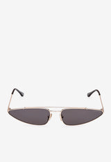 Cam Narrow Cat Eye Sunglasses
