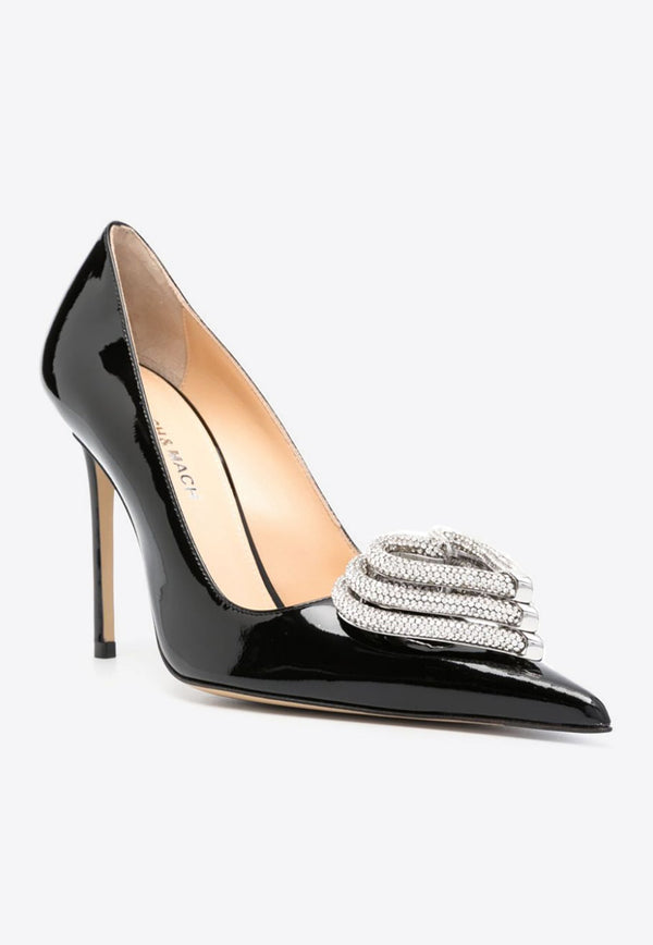 110 Triple Heart Pumps in Patent Leather