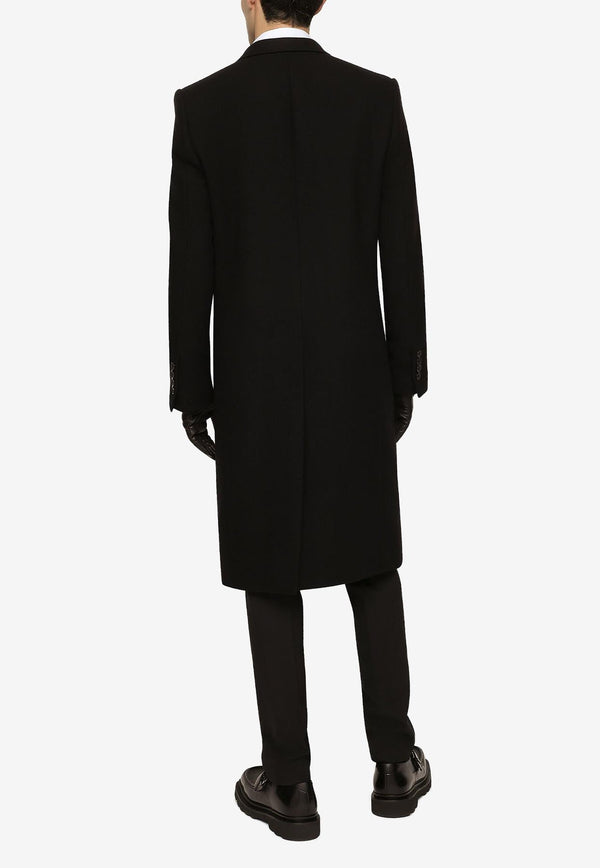 Single-Breasted Wool Coat