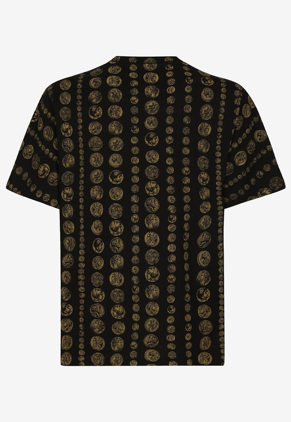All-Over Coin Print T-shirt