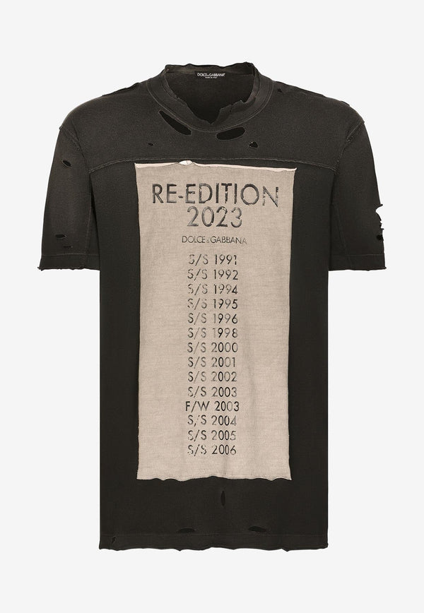 Re-Edition' Print Short-Sleeved T-shirt