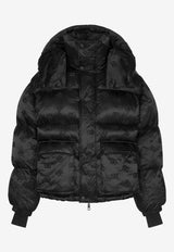 High Necked Quilted Jacket