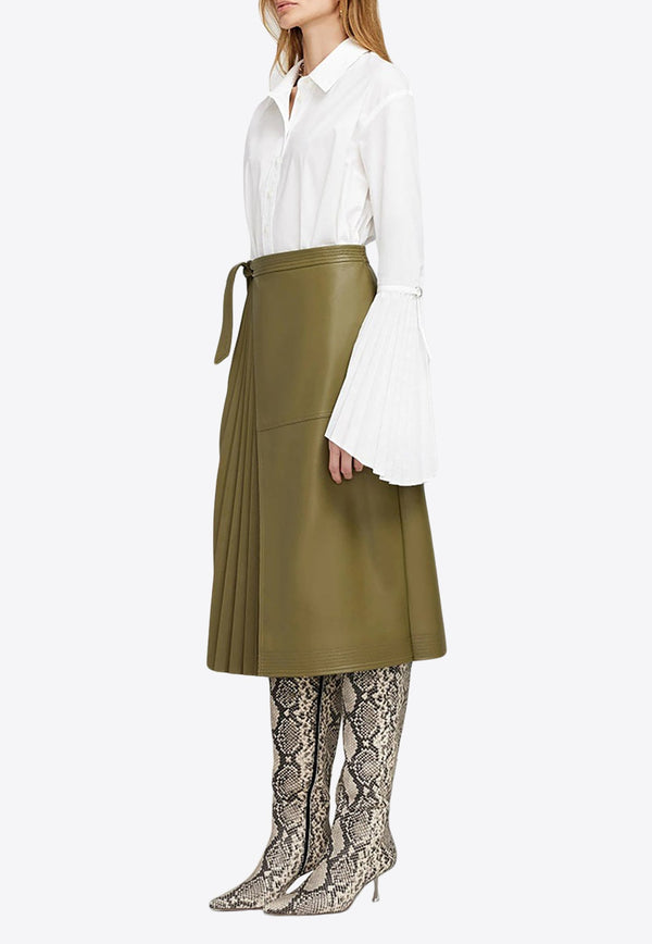 Mar Pleated Midi Skirt