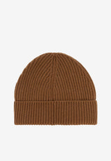 Logo Plate Beanie in Cashmere