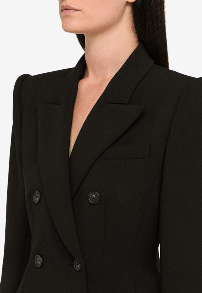 Double-Breasted Wool Blazer