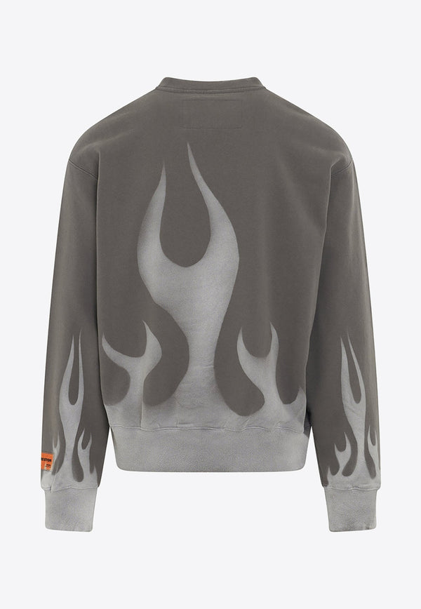Heron Law Flames Pullover Sweatshirt