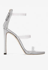 Harmony Plexi 120 Sandals in Reflective Leather