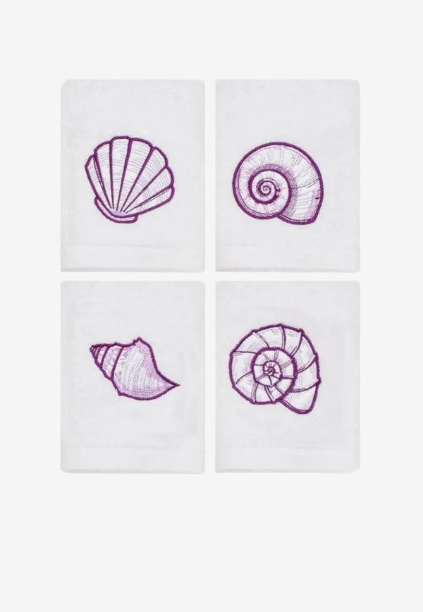 Shells & More Hand Towels - Set of 4