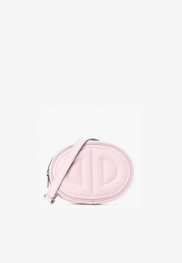 In-the-Loop Verso Belt Bag in Mauve Pale and Menthe Swift with Palladium Hardware