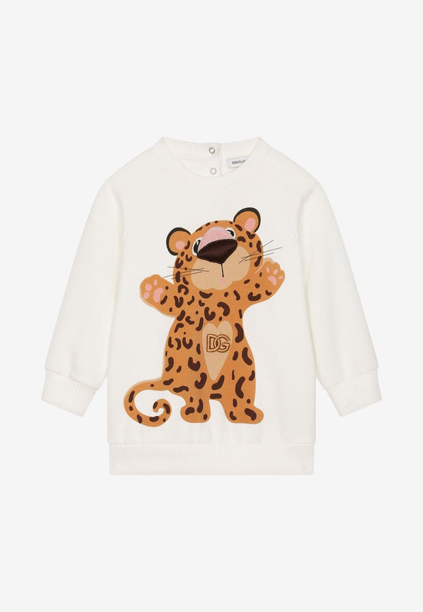Babies Leopard-Print Sweatshirt