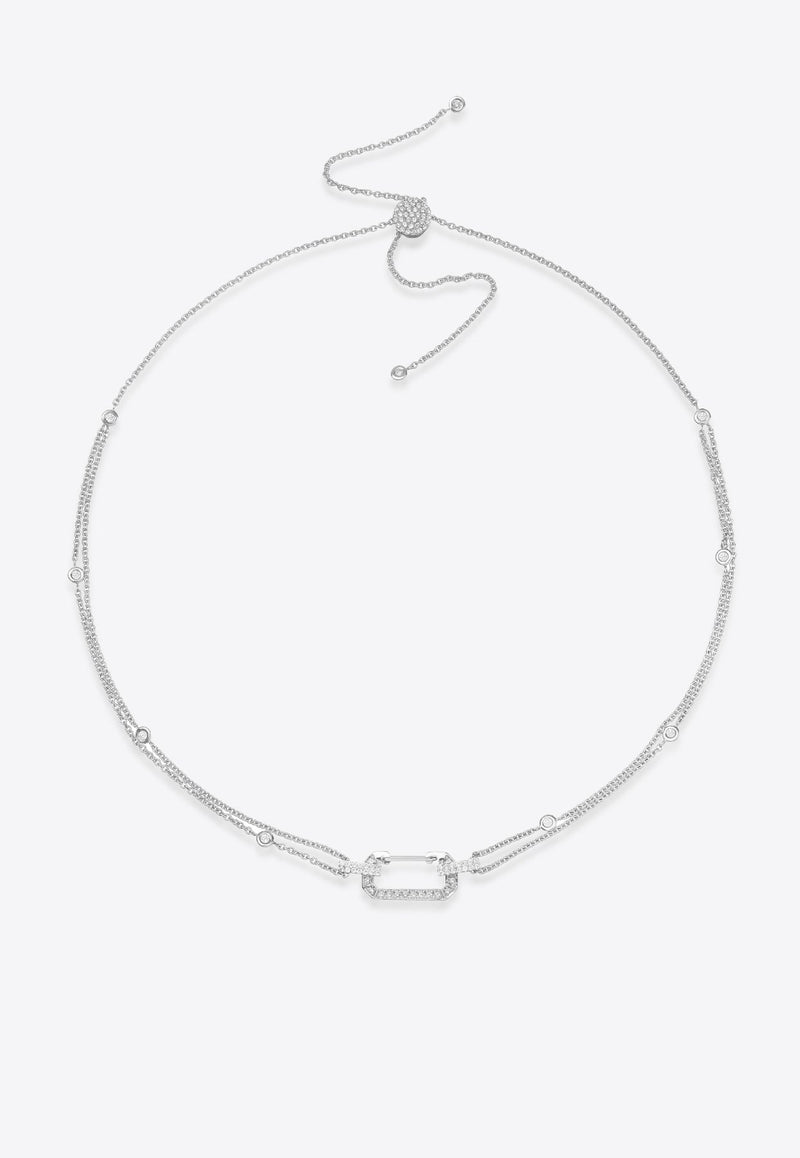 Special Order - Lucy Choker in 18K White Gold with Diamonds