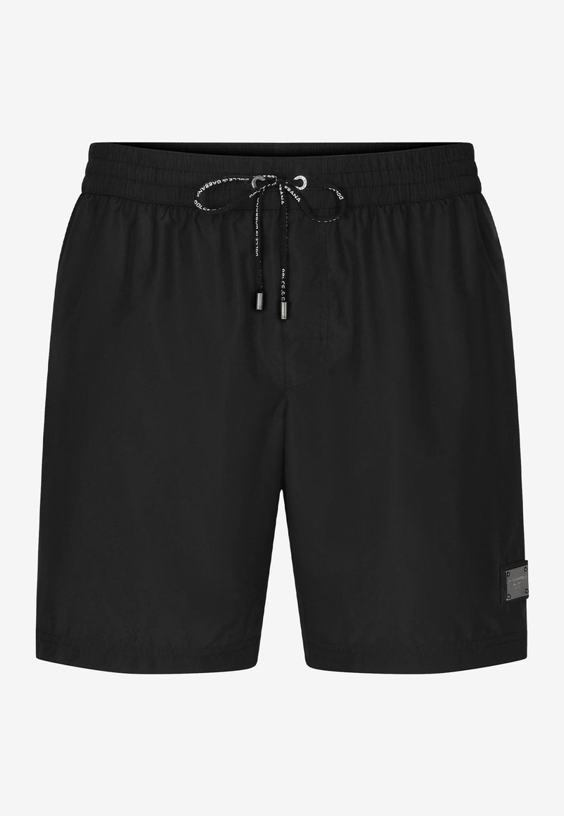 Logo Plate Swim Shorts