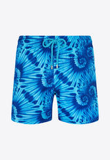 Moohina Packable Nautilius Tie & Dye Swim Shorts