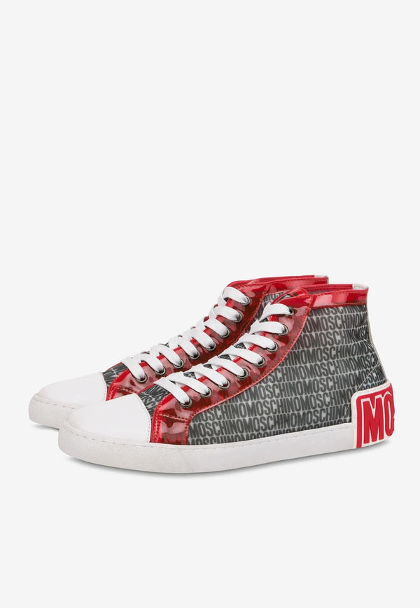 Lost & Found Mesh High-Top Sneakers