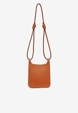 Mini Himmel Grained Leather Hobo Bag