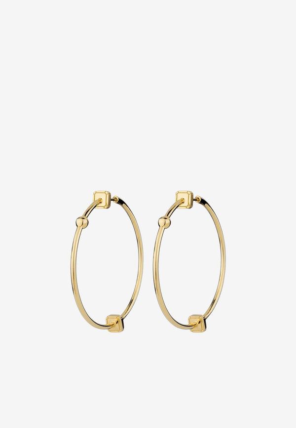 Special Order - Ninety Hoop Earrings in 18-karat Gold