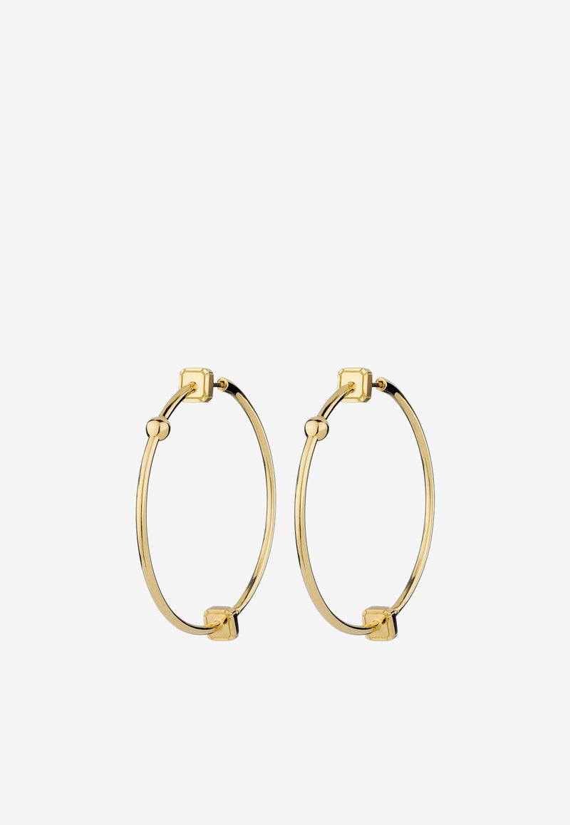 Special Order - Ninety Hoop Earrings in 18-karat Gold