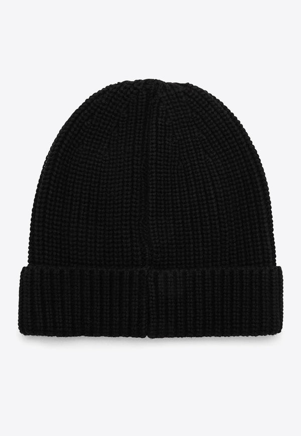 Boys Logo-Embroidered Knitted Beanie