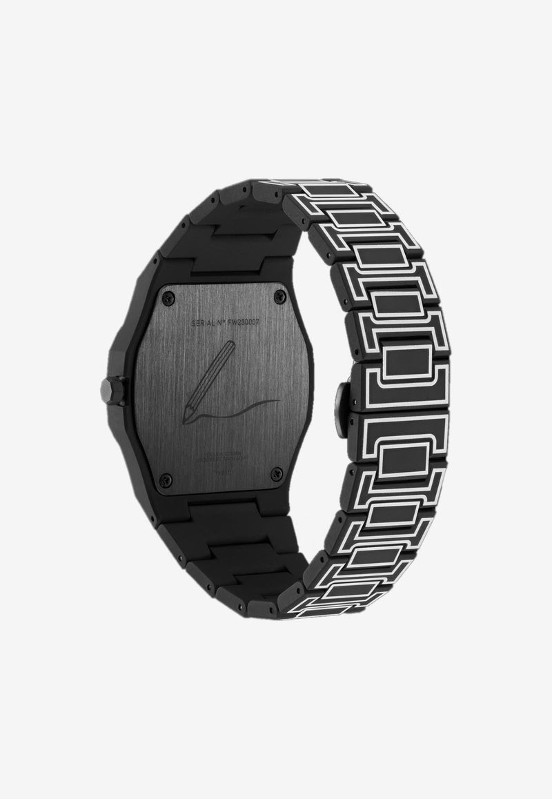 Polycarbon 2D Sketch 40.5 mm Watch