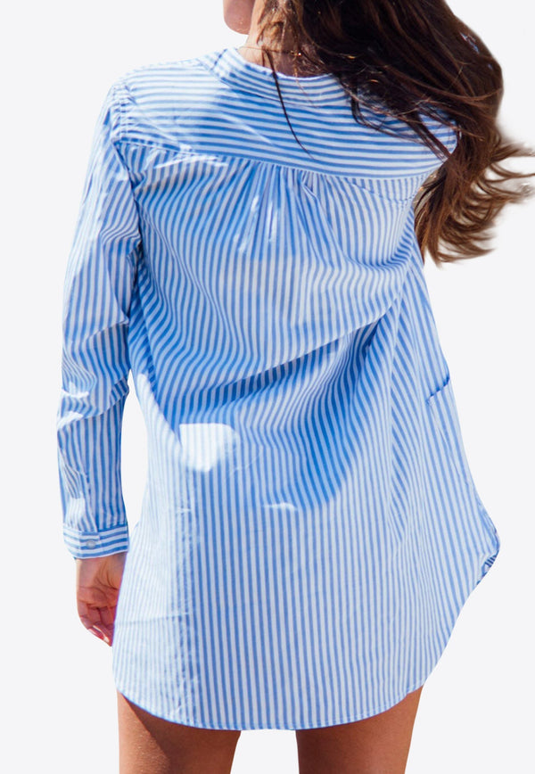 Pascatt Classic Collar Mini Shirt Dress