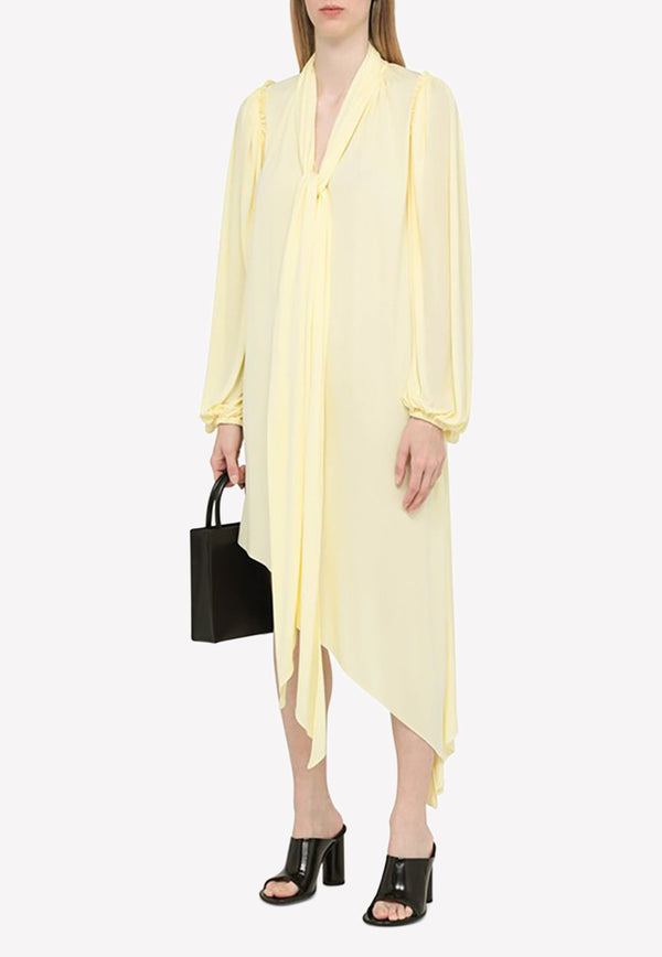 Asymmetrical Midi Dress