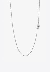 Special Order - Diamond Embellished Stone Necklace in 18-karat Gold