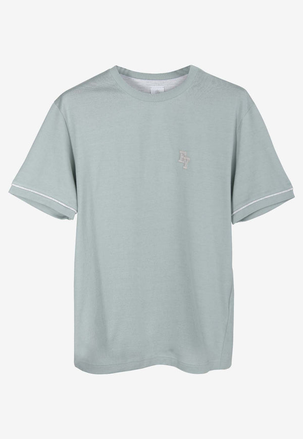 Embroidered EY Crewneck T-shirt