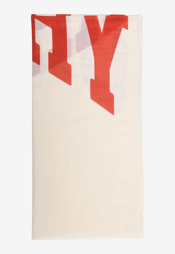 Logo Sport Cashmere Blend Scarf