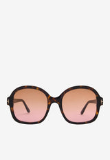 Hanley Oversized Square Sunglasses