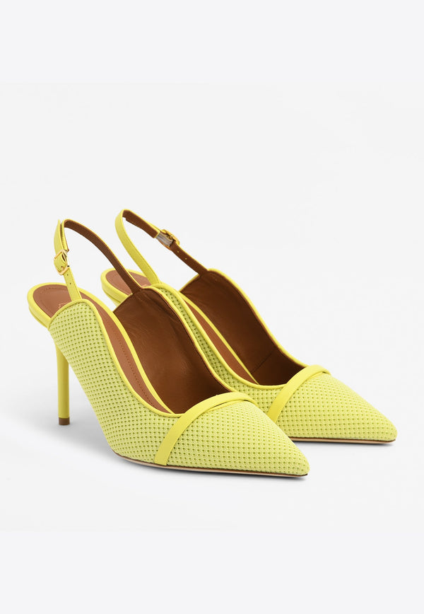 Marion 85 Pointed Mesh Slingback Pumps