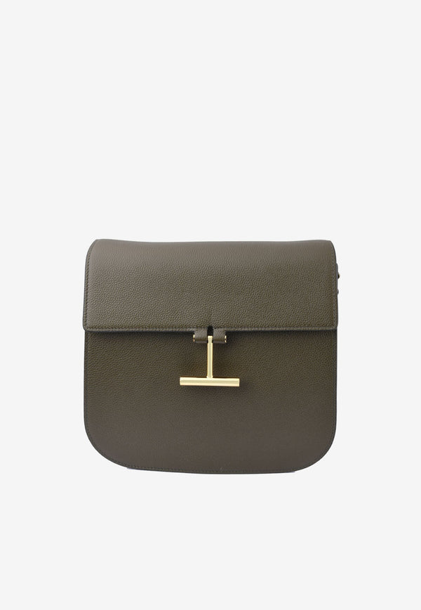 Medium Tara Crossbody Bag in Grained Leather