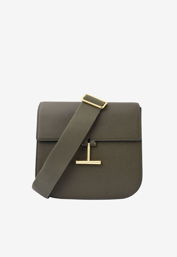 Medium Tara Crossbody Bag in Grained Leather