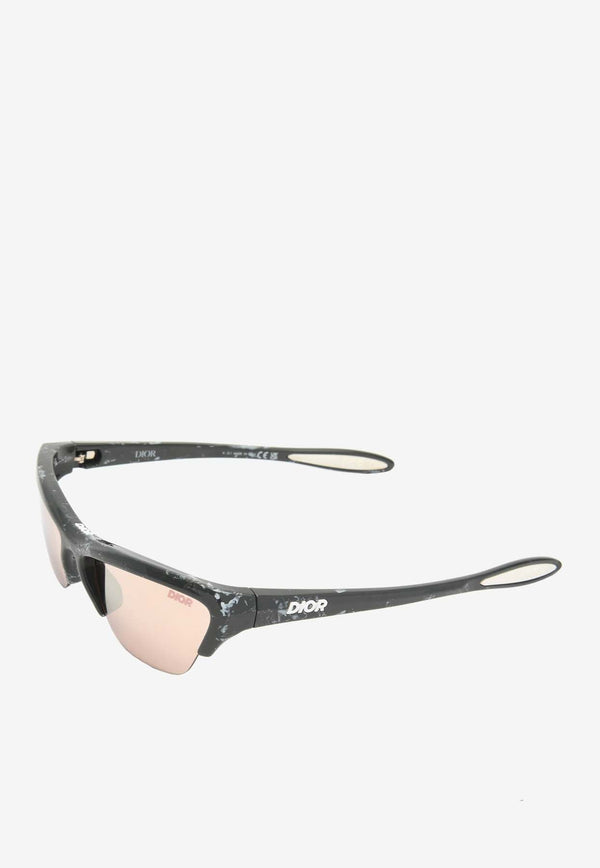 DiorBay Rectangular Marble Sunglasses