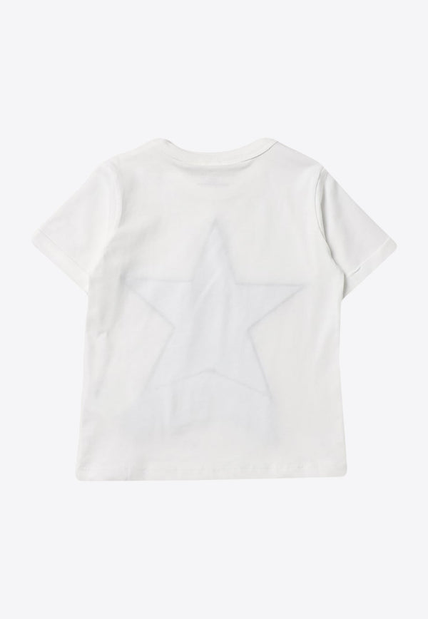 Girls Fringed Star T-Shirt