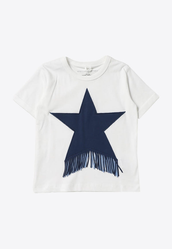 Girls Fringed Star T-Shirt