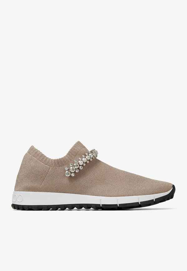Verona Knit Sneakers with Crystal-Embellishment