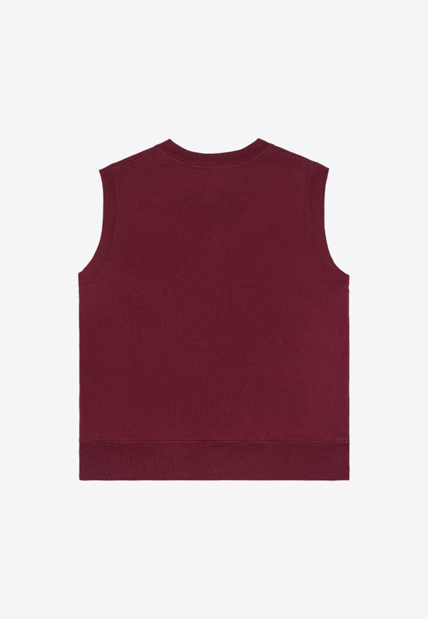 Logo-Embroidered Sweater Vest