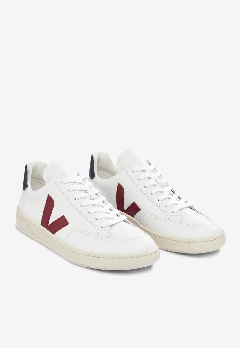 V-12 Leather Low-Top Sneakers