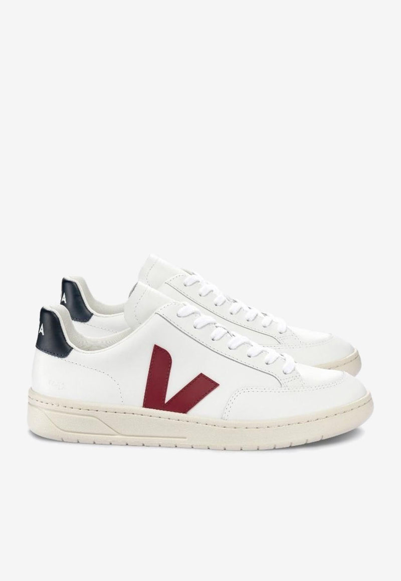 V-12 Leather Low-Top Sneakers