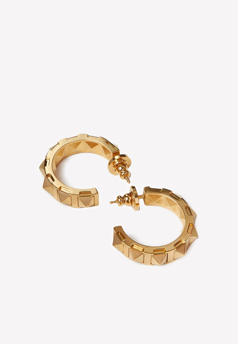 Rockstud Metal Hoop Earrings